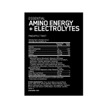 Optimum Amino Energy + Electrolytes 30sv