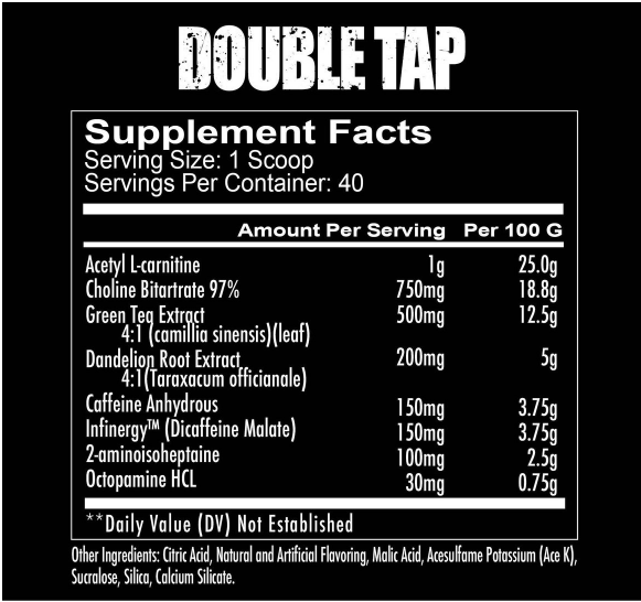 double tap supp facts