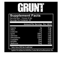 grunt supp facts