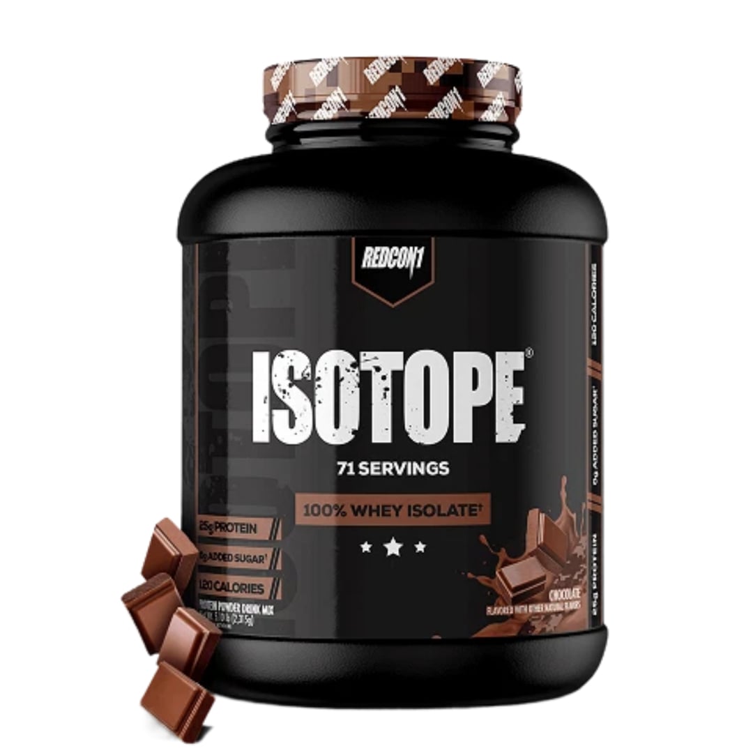 Redcon Isotope 100% Isolate Protein 5lb + FREE Shaker & Breach Energy 30sv