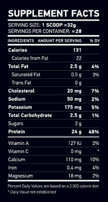 Narlabs Pure Instant Whey 2lbs Supplement Facts