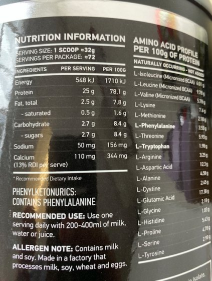 Narlabs Lean Whey 5lb DATED 12/24