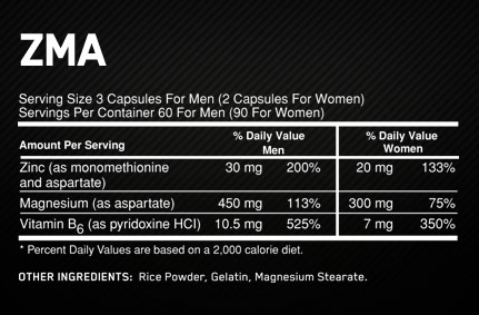 ON ZMA 180 Capsules